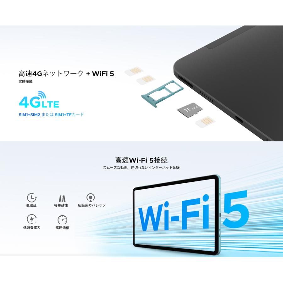 【50%OFFクーポン対象】P12PRO Android16 タブレット 12インチ SIMフリー 4G LTE Gemini AI 48GB+256GB 2TB拡張 2.4K 120Hz Widevine L1 Netflix対応 12000mAh |  | 10