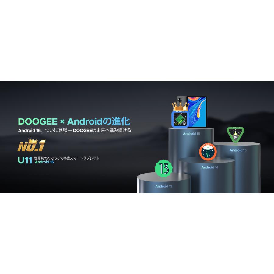 New＼豪華5点セット版／タブレット 11インチ Android16 DOOGEE U11