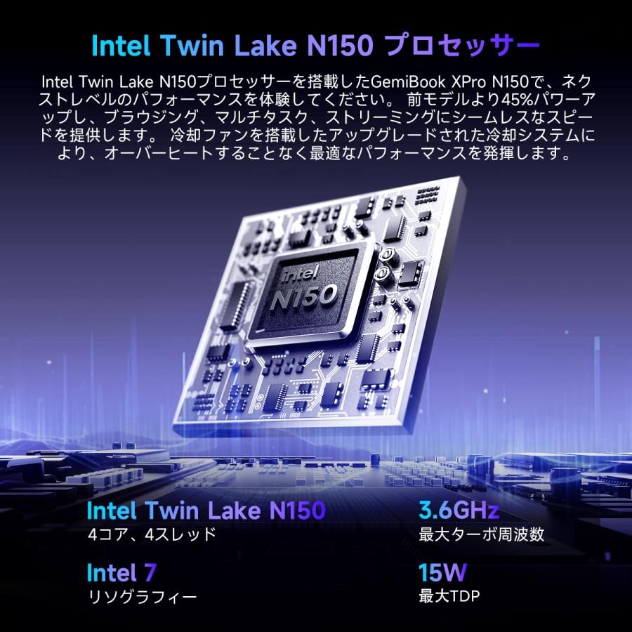 CHUWI 爆買 WPS Office付き ノートパソコン Win11 intel N150 メモリ