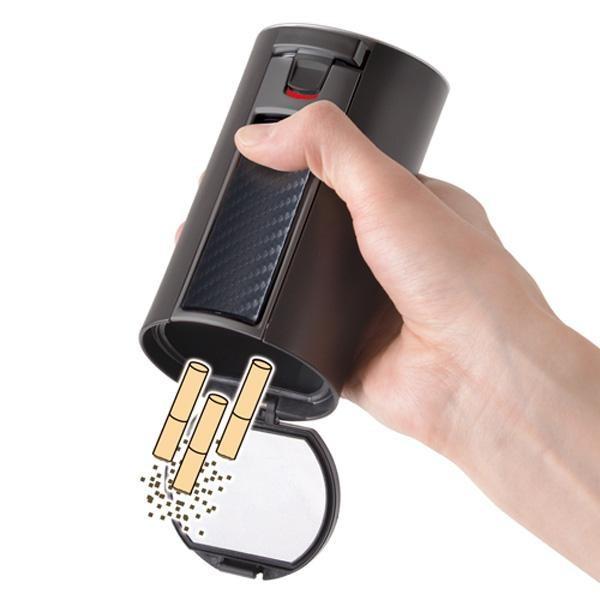 灰皿す セイワ ラクすてソーラーアッシュ オートクリーン機能 高機能灰皿 安全