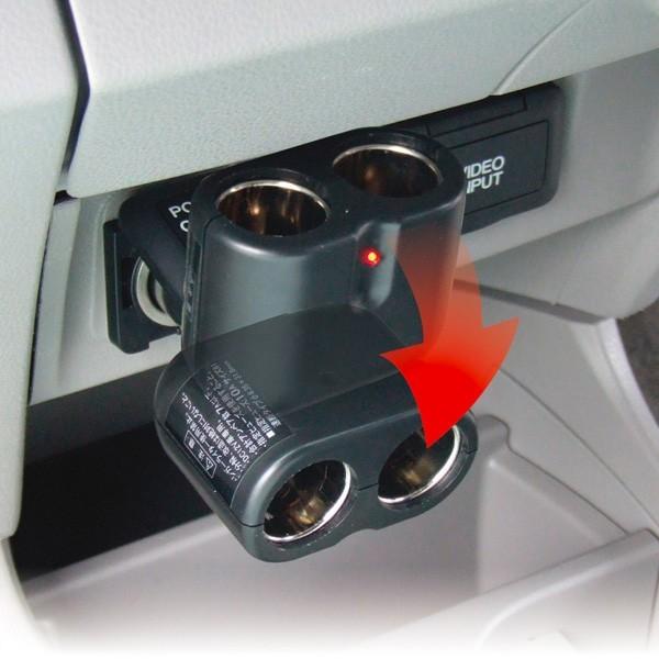 2連シガーソケット ダイレクトソケット ディレクション ブラック 角度調節 車 アクセサリーソケット増設電源 ヤック Pz 723 雑貨 カー用品 アーティクル 通販 Yahoo ショッピング