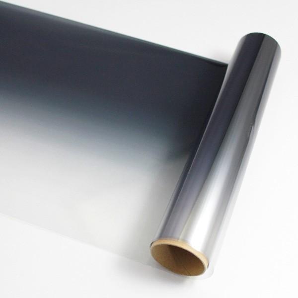 ヤック グラデーションフィルム2 スモーク 200mm×1.5m 車 FG-5 : 雑貨
