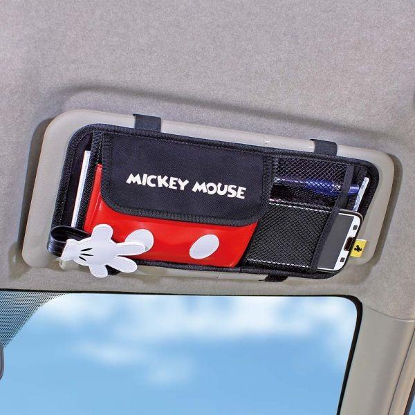 ナポ ミッキー バイザーポケット ディズニー 面ファスナー取付 サンバイザー取付 スマホ メガネ カード 手帳など Wd 286 雑貨 カー用品 アーティクル 通販 Yahoo ショッピング
