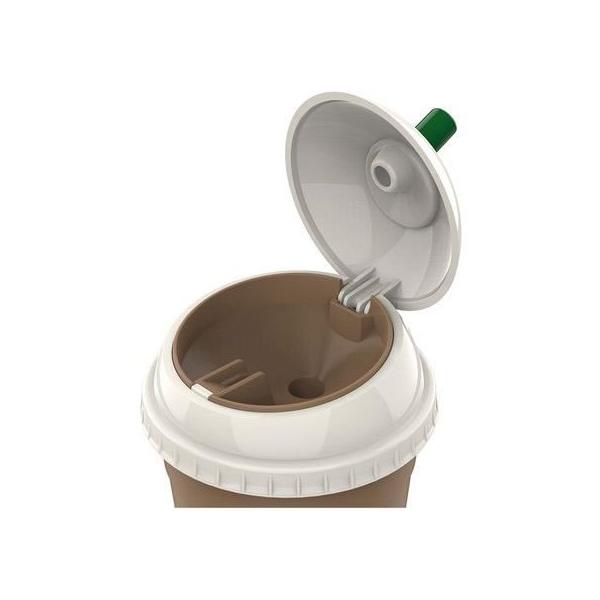 コーヒーアッシュ キャラメル 車 灰皿 カフェ かわいい スタイリッシュ