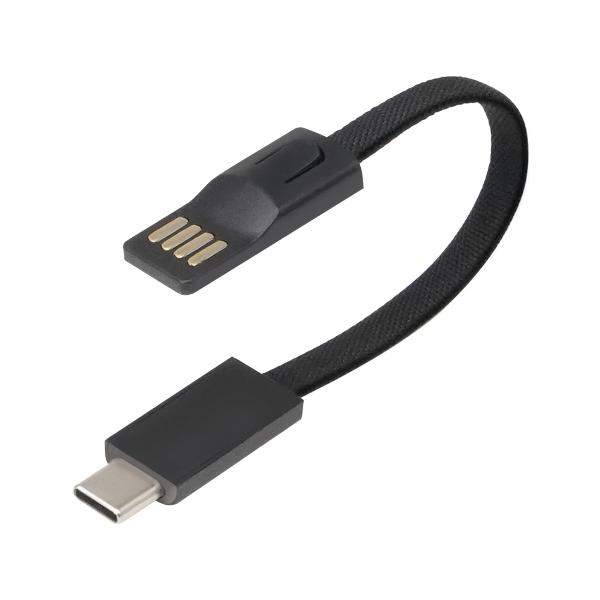 TOOLストラップ USB AtoC リング付き キーホルダー型 USBケーブル Type