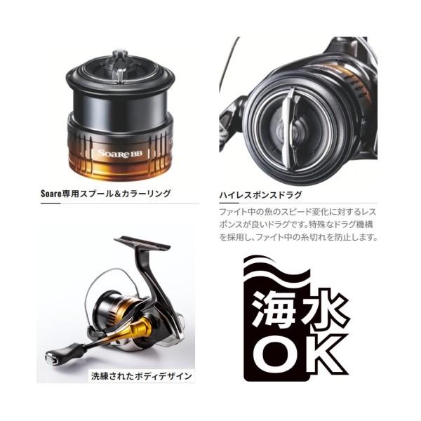 SHIMANO BB C SSPG アジングリール 22年モデル 2000 ソアレ 04574