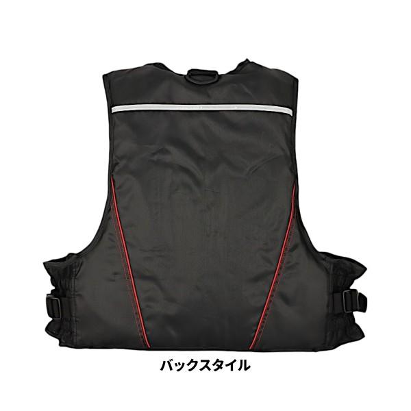 TAKAMIYA フローティングベスト TG-4525 ブラック×レッド フリー H.B