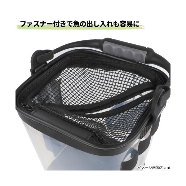 TAKAMIYA ロッドホルダー付 EVAクリア活かし水汲みバケツ 24cm XOOX
