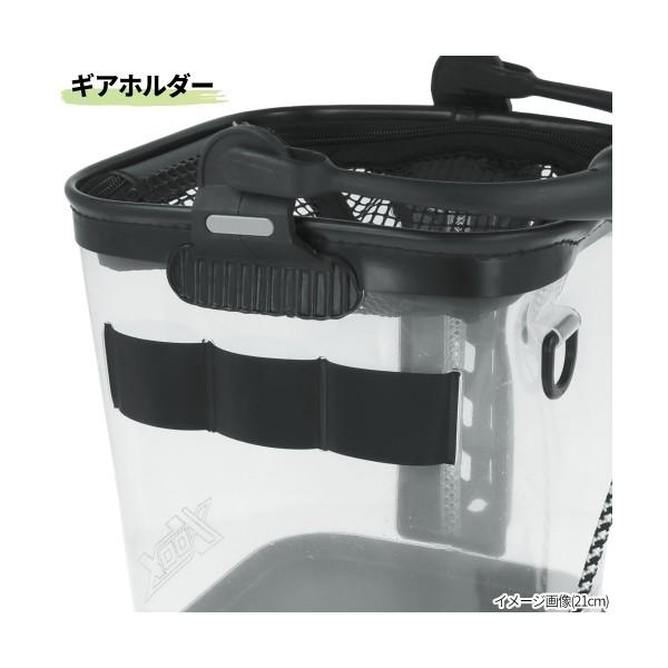 TAKAMIYA ロッドホルダー付 EVAクリア活かし水汲みバケツ 24cm XOOX
