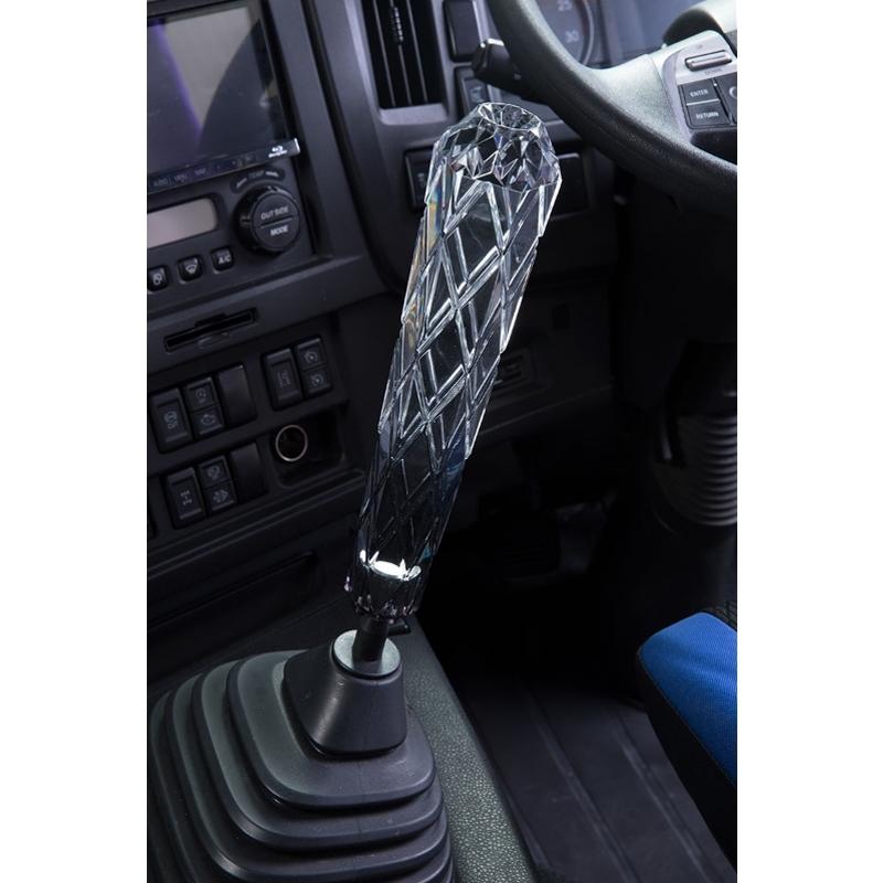 MIYABI シフトノブ 270タイプ クリア/ブラック トラック 内装 透明/黒