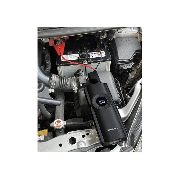 電動コンプレッサー付きジャンプスターター 8000mAh DC12V ディーゼル