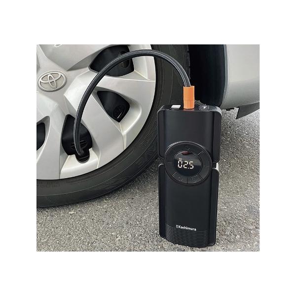 電動コンプレッサー付きジャンプスターター 8000mAh DC12V ディーゼル