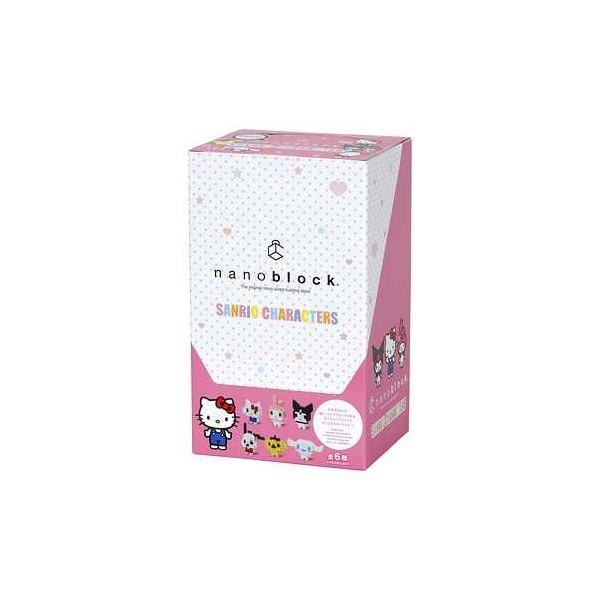 【未開封】シナモン　プリン　ポチャッコ　マイメロ　キティ等　サンリオフィギュア ナノブロック ミニナノ サンリオキャラクターズ 1BOX 6種コンプリート