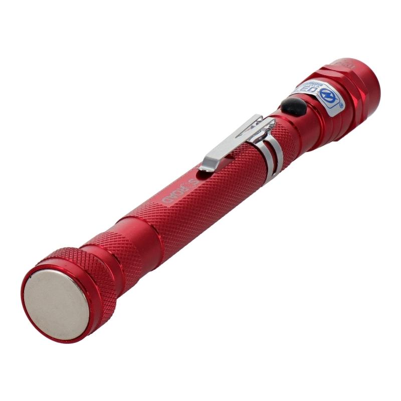 S-ROAD LED伸縮式ピックアップツール レッド 三共 S-ROAD LED伸縮式ピックアップツール レッド 三共