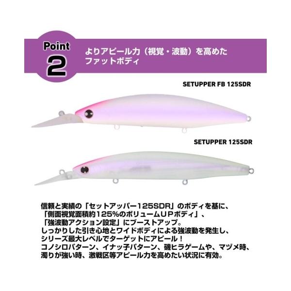 ショアラインシャイナーZ セットアッパー フルバック 125S-DR 小沼