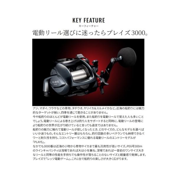 プレイズ 3000 24年モデル 電動リール 04666 シマノ : 雑貨&カー用品