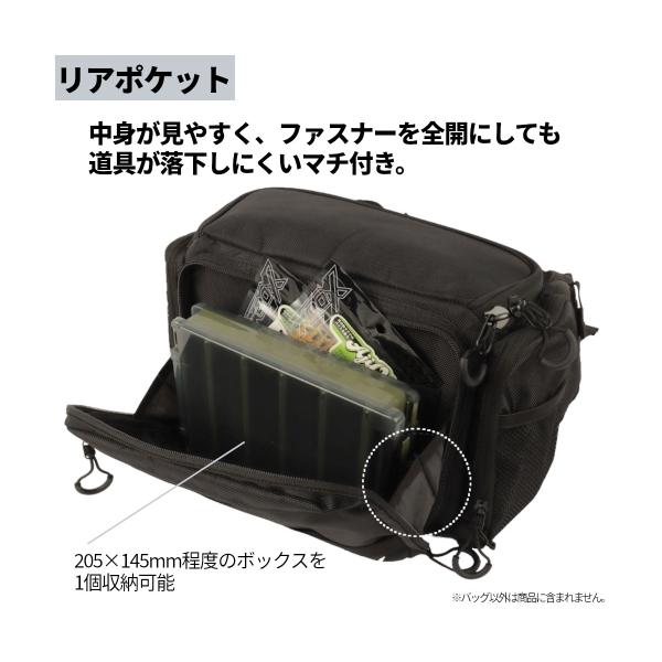 フィッシングヒップバッグ L XOOX TG-1351 タカミヤ : 雑貨&カー用品