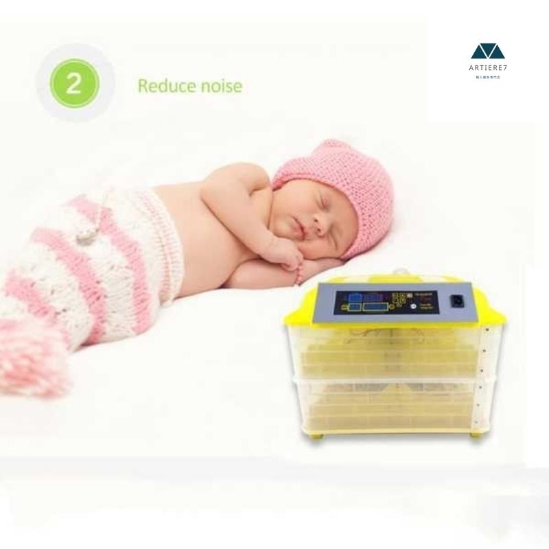 自動卵返し 孵卵器 静か ふ卵器 大容量 インキュベーター 最大96個 20-40℃ 孵化 羽化 爬虫類 カメ ブリード USプラグ 