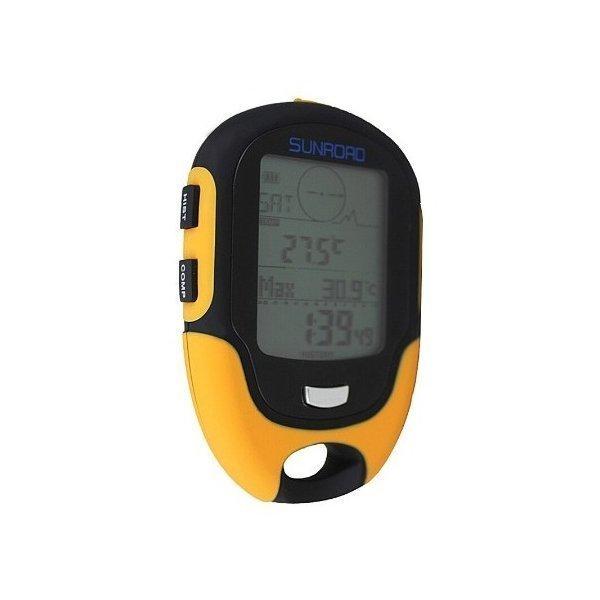 気圧計 高度計 Sunroad FR500 デジタル 高度計 気圧計 コンパス 温度計 湿度計 天気予報 気圧計、高度計 