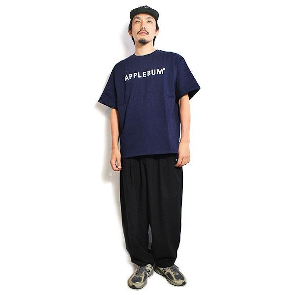 APPLEBUM（アップルバム） Tシャツ “APPLEBUM” T-shirt 12oz -NAVY