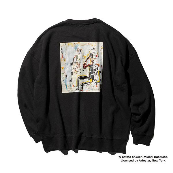 クラクト スウェット CLUCT×Jean-Michel Basquiat #D[CREW SWEAT] メンズ ジャン=ミシェル・バスキア コラボレーション 送料無料｜artif｜07