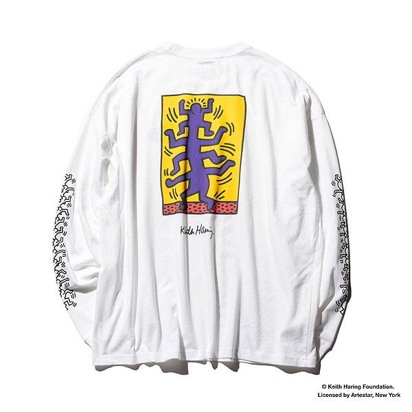 クラクト Tシャツ CLUCT×Keith Haring(キース・ヘリング) #E [L/S TEE] Keith Haring メンズ 長袖 ロンT コラボレーション 送料無料｜artif｜08