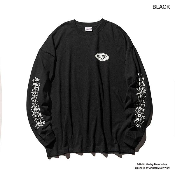 クラクト Tシャツ CLUCT×Keith Haring(キース・ヘリング) #E [L/S TEE] Keith Haring メンズ 長袖 ロンT コラボレーション 送料無料｜artif｜09