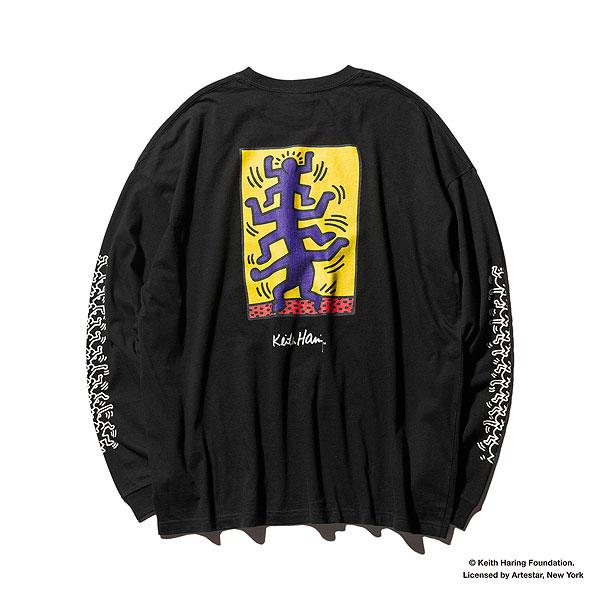 クラクト Tシャツ CLUCT×Keith Haring(キース・ヘリング) #E [L/S TEE] Keith Haring メンズ 長袖 ロンT コラボレーション 送料無料｜artif｜10