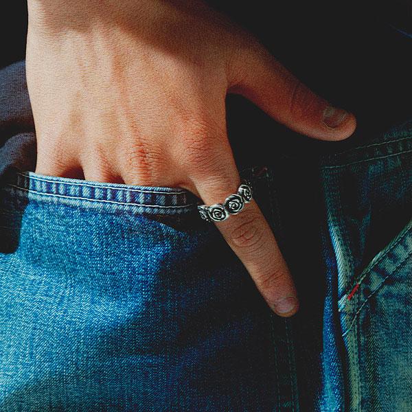 2025 冬 先行予約 11月〜12月入荷予定 クラクト リング CLUCT ROSE [RING] SILVER 925 メンズ 指輪 送料無料 キャンセル不可の画像