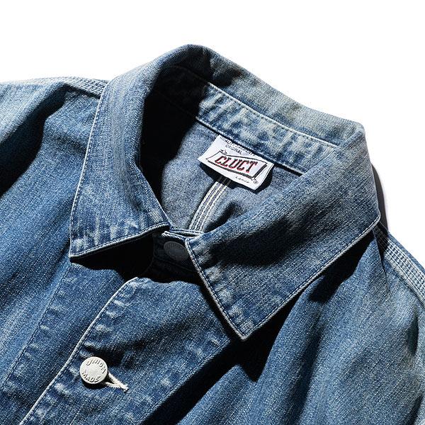 2024 夏秋 先行予約 9月〜10月入荷予定 クラクト ジャケット CLUCT TIJUANA[HARD WASH DENIM JACKET] メンズ デニムジャケット 送料無料の画像