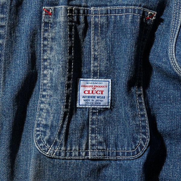 2024 夏秋 先行予約 9月〜10月入荷予定 クラクト ジャケット CLUCT TIJUANA[HARD WASH DENIM JACKET] メンズ デニムジャケット 送料無料の画像