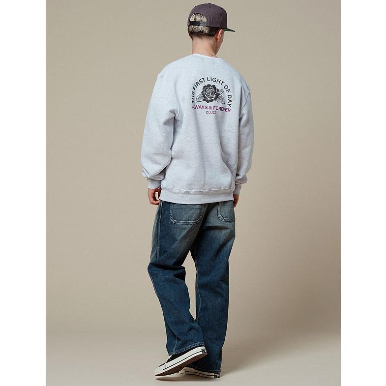 CLUCT クラクト ROSE[CREW SWEAT] メンズ スウェット 送料無料 atftps CLUCT（クラクト） SALE セール スウェット CLUCT ROSE[CREW SWEAT