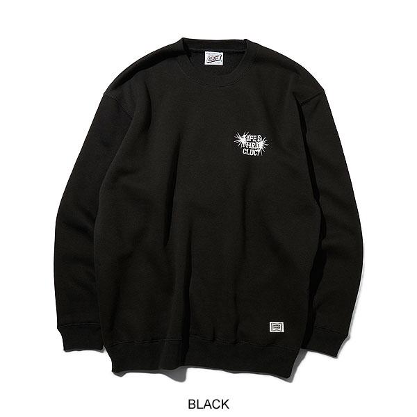 CLUCT（クラクト） スウェット LIFE IS THRILL[CREW SWEAT] メンズ