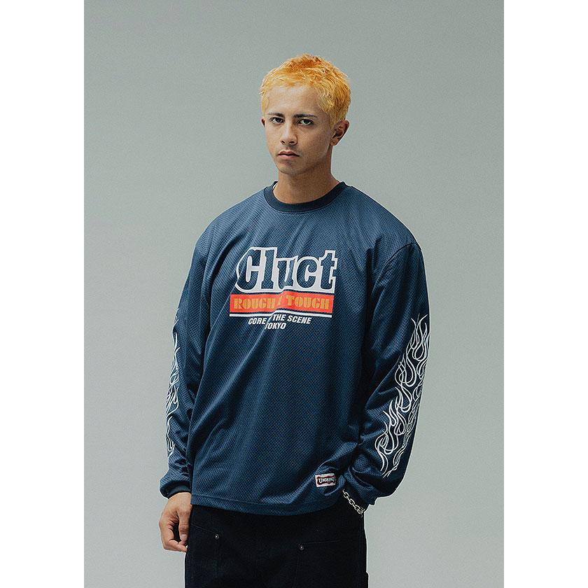 2026 春 先行予約 3月〜4月入荷予定 クラクト Tシャツ CLUCT RUCKER [MESH L/S TOP] メンズ カットソー 送料無料 キャンセル不可 | CLUCT | 02