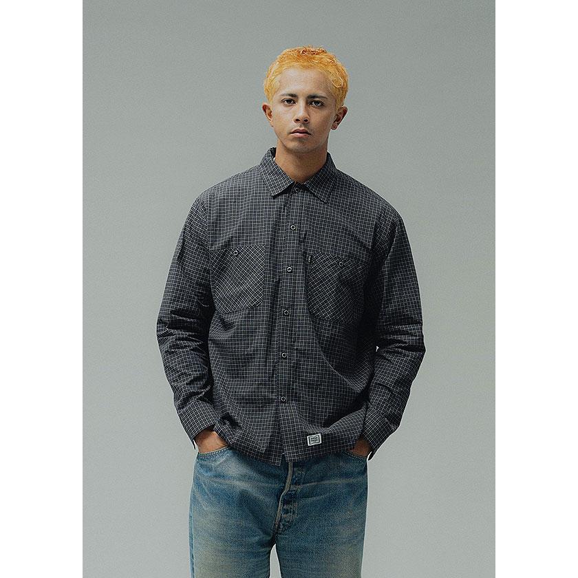 CLUCT クラクト 春夏 半袖 プリント オーバーサイズ ワーク シャツ Sz L メンズ - メルカリ