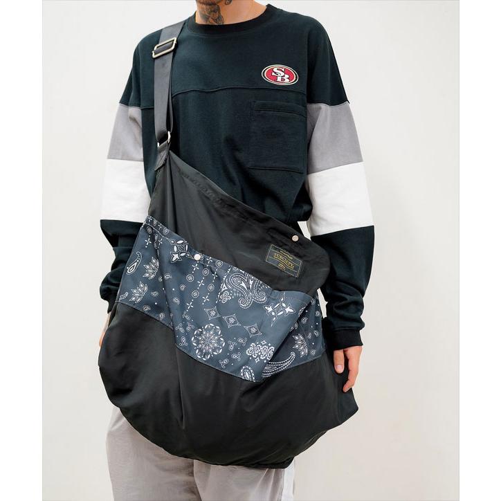 サブサエティ ショルダーバッグ SUBCIETY UTILITY SHOULDER BAG メンズ ペイズリー｜artif｜10