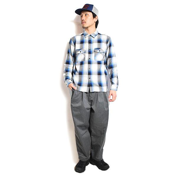 BIG MIKE（ビッグマイク） シャツ BIG MIKE LIGHT FLANNEL L/S SHIRTS