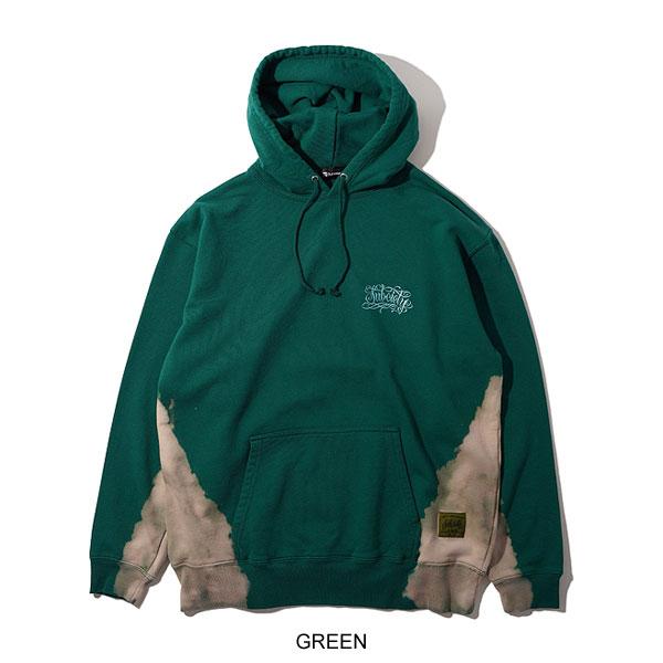 Subciety（サブサエティ） SALE セール パーカー SUBCIETY SIDE BLEACH