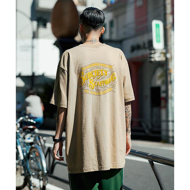 サブサエティ Tシャツ SUBCIETY SCAFFOLD TEE subciety メンズ 半袖 半袖TEE ストリート｜artif｜08