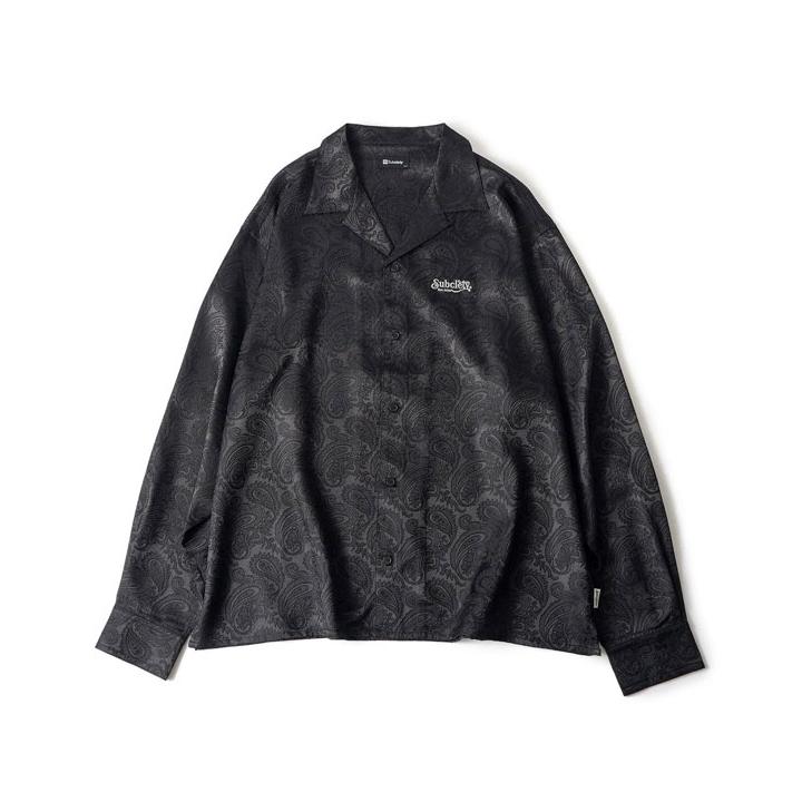 Subciety（サブサエティ） SALE セール シャツ SUBCIETY Paisley open