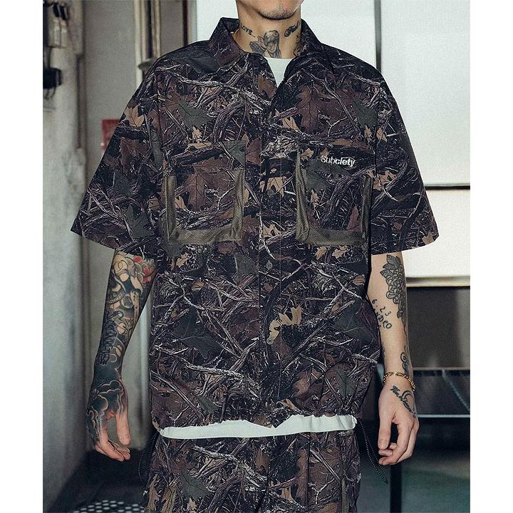 SUBCIETY サブサエティ Ripstop cargo pocket shirt subciety メンズ シャツ 半袖シャツ リップストップ ミリタリーシャツ atftps Subciety（サブサエティ） SALE セール シャツ SUBCIETY Ripstop cargo
