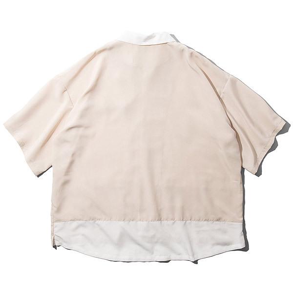 SALE セール SUBCIETY サブサエティ シャツ DOUGH BOY SHIRT メンズ 半袖 オープンカラー ワッペン｜artif｜04