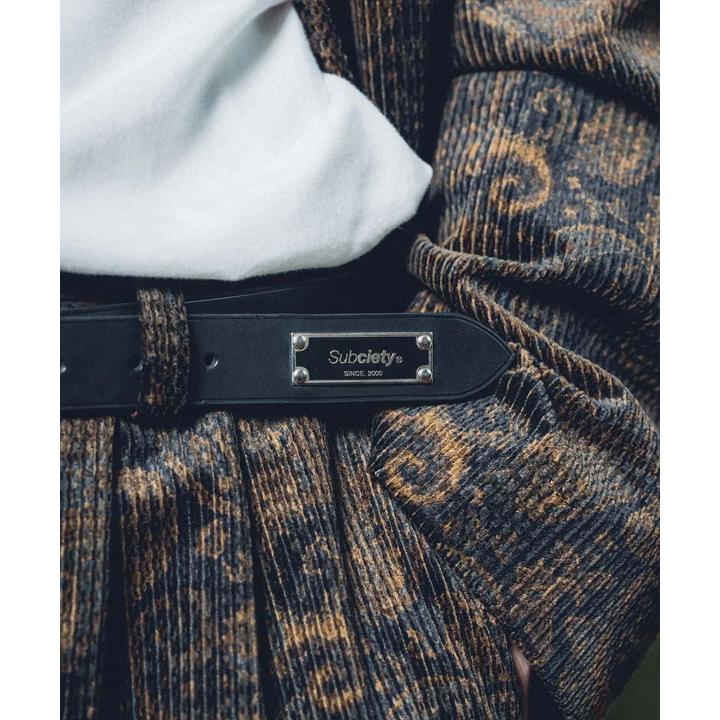 Subciety（サブサエティ） ベルト SUBCIETY ITALIAN LEATHER BELT