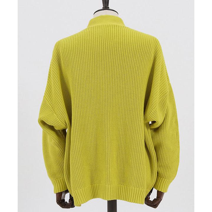 SALE セール GLIMCLAP グリムクラップ カーディガン collar-less design cotton sweater cardigan メンズ｜artif｜07