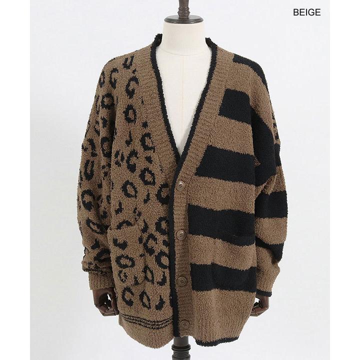 50％OFF SALE セール GLIMCLAP グリムクラップ Mole sweater asymmetry design cardigan｜artif｜02