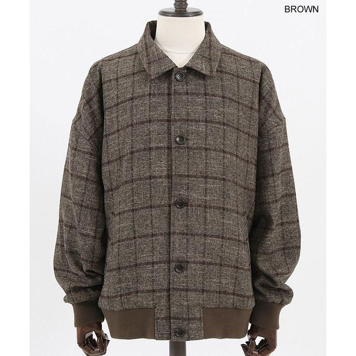 GLIMCLAP SALE セール グリムクラップ ジャケット Plaid pattern rib