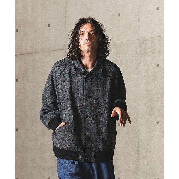 GLIMCLAP SALE セール グリムクラップ ジャケット Plaid pattern rib