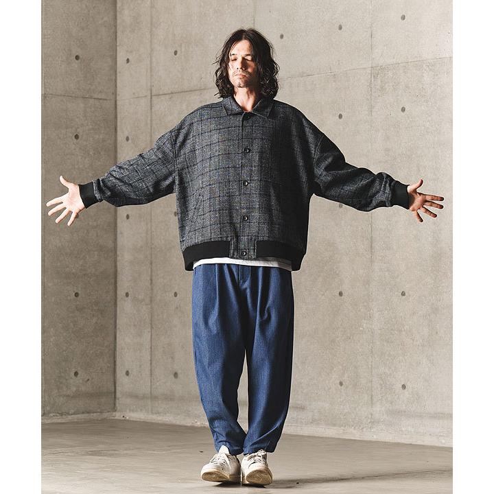 GLIMCLAP SALE セール グリムクラップ ジャケット Plaid pattern rib