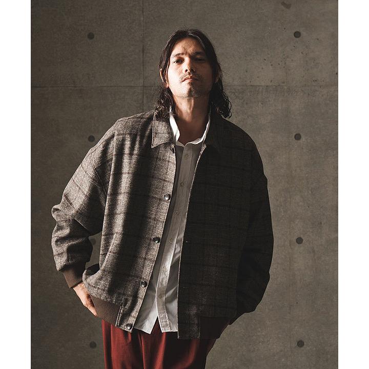 GLIMCLAP SALE セール グリムクラップ ジャケット Plaid pattern rib
