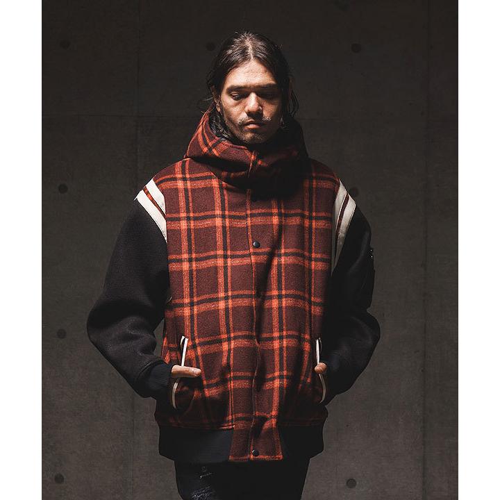 50％OFF SALE セール GLIMCLAP グリムクラップ Plaid pattern rib design jacket  atfjkt GLIMCLAP SALE セール グリムクラップ ジャケット Plaid pattern